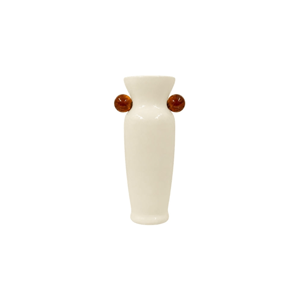 VASO CERÂMICA ARTESANAL NATURAL AGATA 24CM