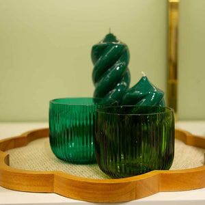 VELAS SUPER TWIST VERDE ESCURO G 6,5 X 22(h) CM