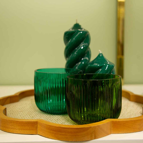 VELAS SUPER TWIST VERDE ESCURO G 6,5 X 22(h) CM