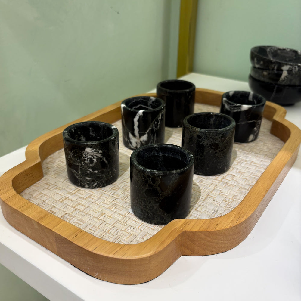 BANDEJA MDF CARVALHO MOLDURA M 36x24CM