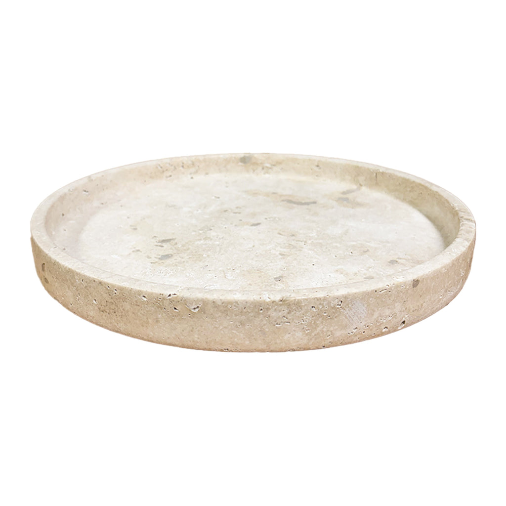 BANDEJA MÁRMORE TRAVERTINO 30CM
