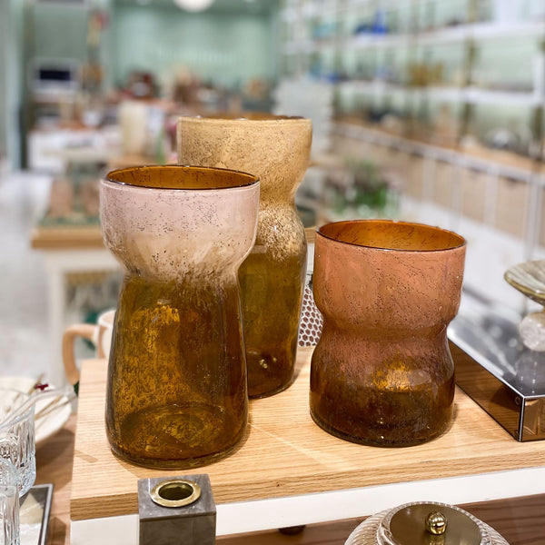 VASO DE VIDRO DUNA P 19CM