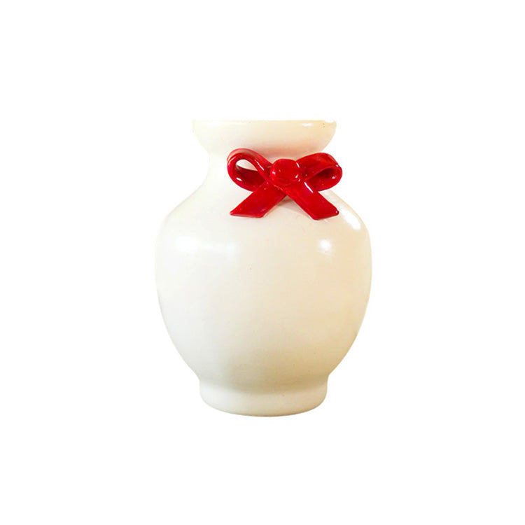 MINI VASO CERÂMICA ARTESANAL LAÇO 11CM
