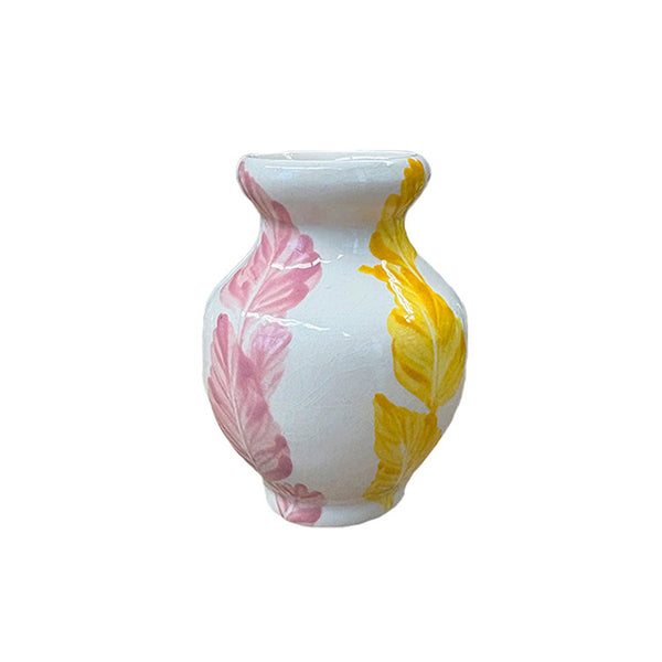 MINI VASO CERÂMICA ARTESANAL FLOWERSCAPE COLORIDO 11CM
