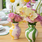 MINI VASO CERÂMICA ARTESANAL FLOWERSCAPE VERDE 11CM