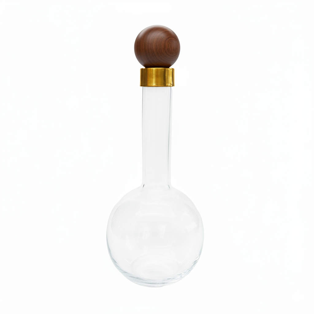 GARRAFA DE VIDRO STUDIO GOLD G