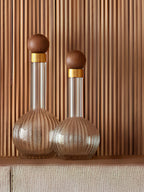 GARRAFA DE VIDRO STUDIO GOLD G
