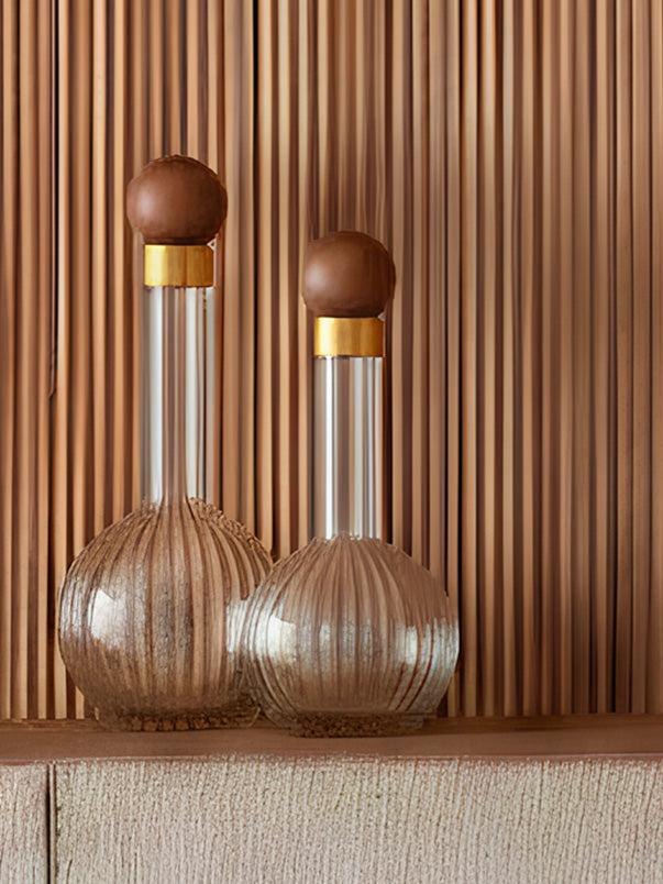 GARRAFA DE VIDRO STUDIO GOLD G