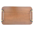 Bandeja Studio em madeira com acrílico 60×34 cm – vista frontal – Lolahome