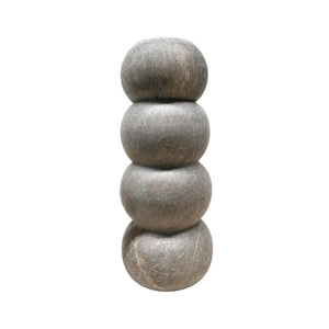Vaso de pedra-sabão com esferas grande 28cm – Lolahome