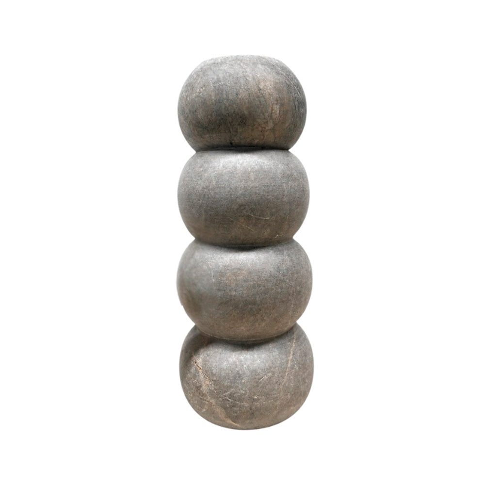 Vaso de pedra-sabão com esferas grande 28cm – Lolahome