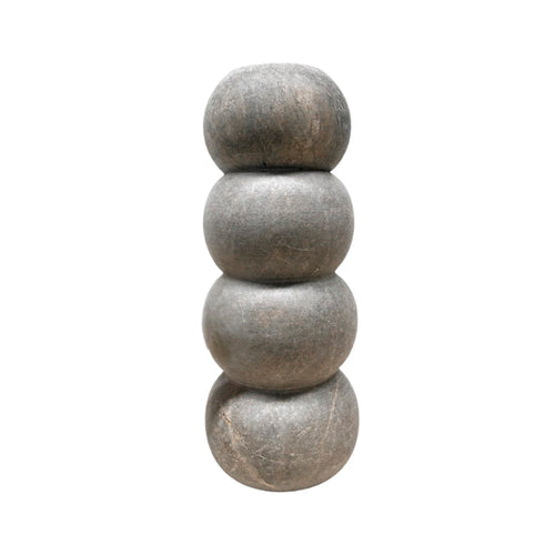 Vaso de pedra-sabão com esferas grande 28cm – Lolahome