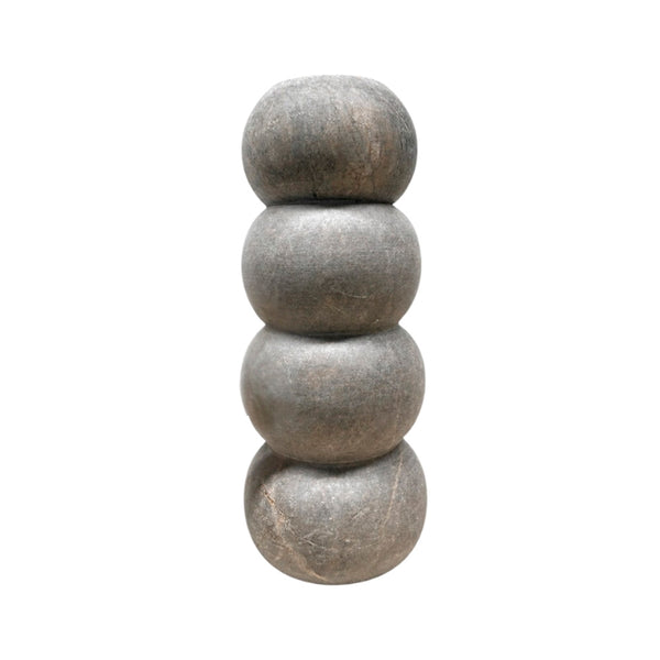 Vaso de pedra-sabão com esferas grande 28cm – Lolahome