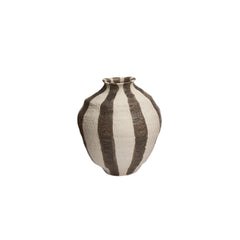 VASO CERÂMICA COSTA MARROM TERRA 21CM