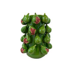 Vaso em cerâmica figos verde 32 cm
