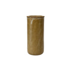 Vaso em cerâmica cacau 22 cm cinza