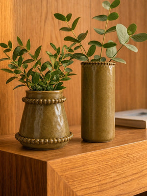 VASO EM CERÂMICA CACAU M 22CM