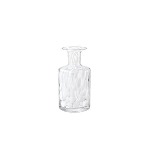 VASO DE VIDRO DEMI BRANCO 17CM