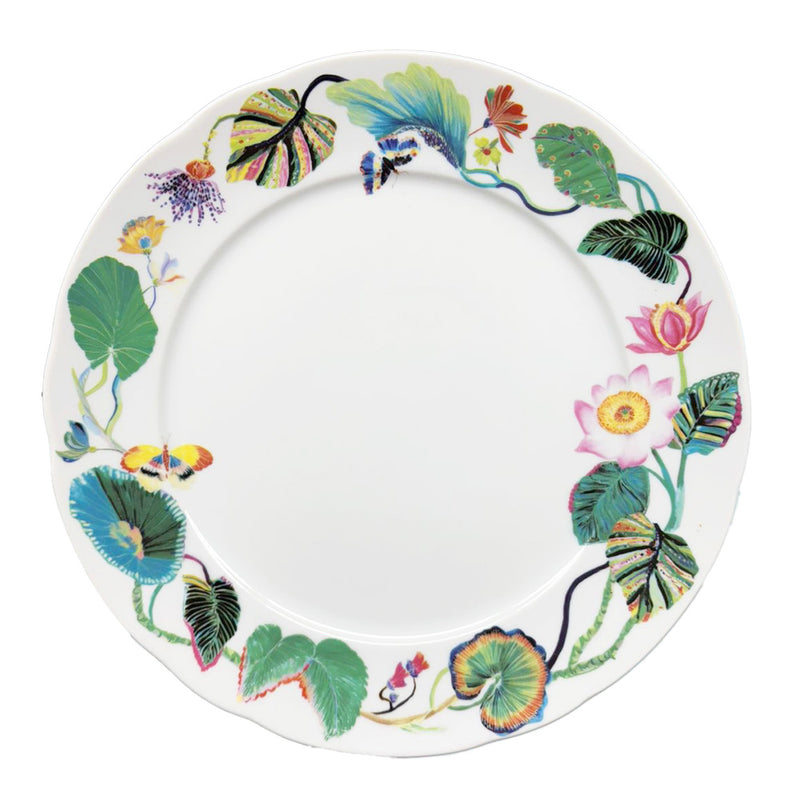 Prato raso de porcelana Flowerscape 26 cm – vista frontal 