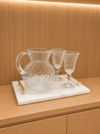 TAÇA ACRÍLICO BUBBLES TRANSPARENTE