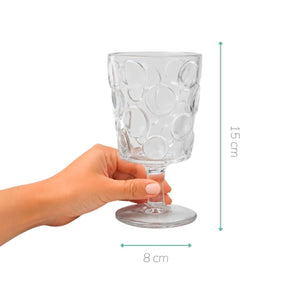 TAÇA DE VIDRO RIO TRANSPARENTE 260ML