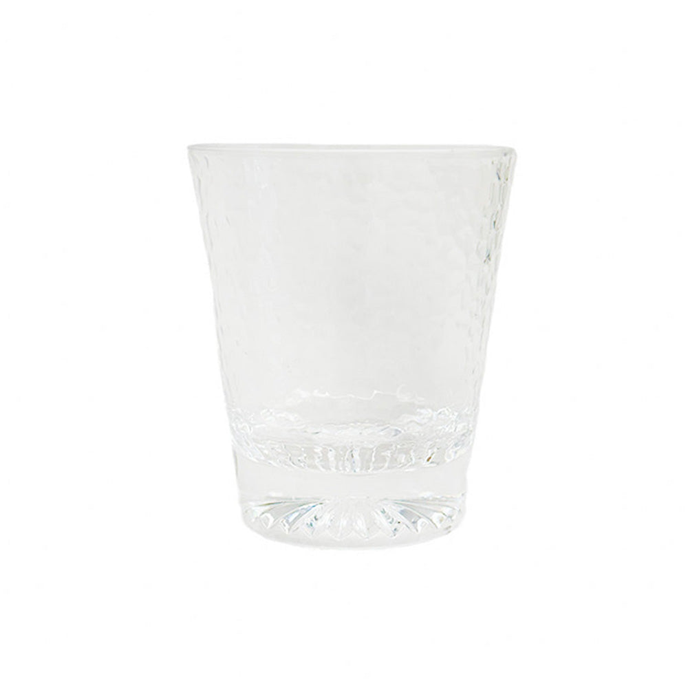 COPO BAIXO DE ACRÍLICO PRISMA TRANSPARENTE 350ML