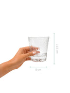 COPO BAIXO DE ACRÍLICO PRISMA TRANSPARENTE 350ML