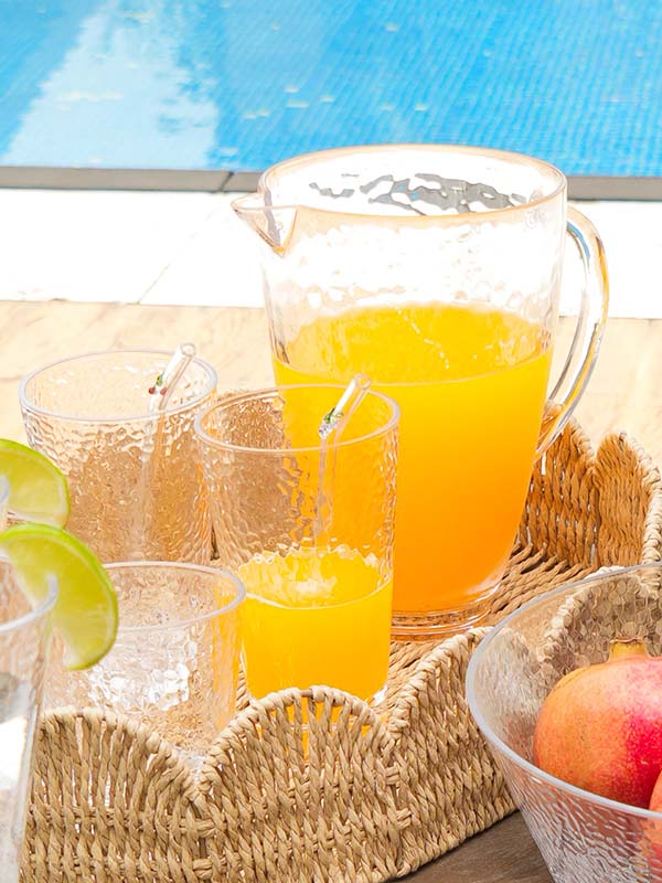 COPO ALTO DE ACRÍLICO PRISMA TRANSPARENTE