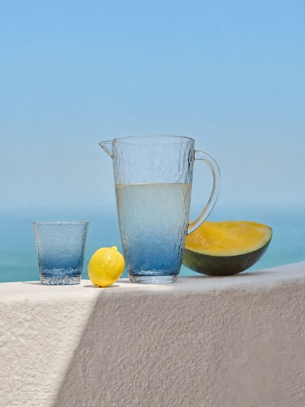JARRA DE ACRÍLICO PRISMA AZUL 2,2L