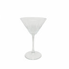 TAÇA DE MARTINI EM VIDRO LAPIDADO JAZZ 220ML