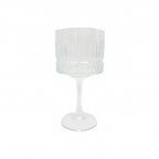 TAÇA PARA COQUETEL EM VIDRO LAPIDADO JAZZ 500ML