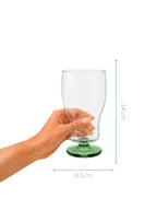 COPO DE VIDRO MARGOT VERDE 650ML