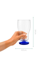 COPO DE VIDRO MARGOT AZUL 650ML
