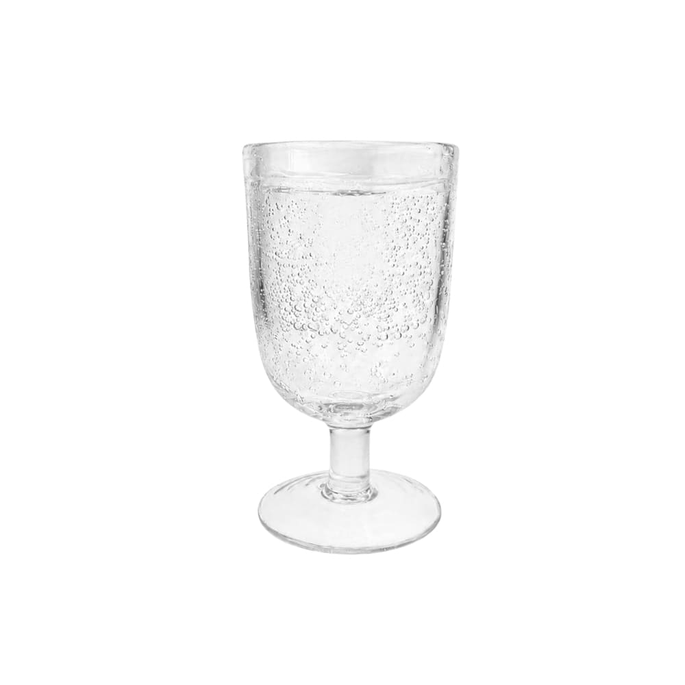 Copo Bubble em vidro transparente 550ml - vista lateral