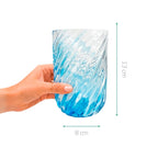 COPO DE MURANO FLOW AZUL 500ML