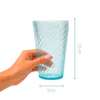 COPO ACRÍLICO WAVES AZUL 590ML