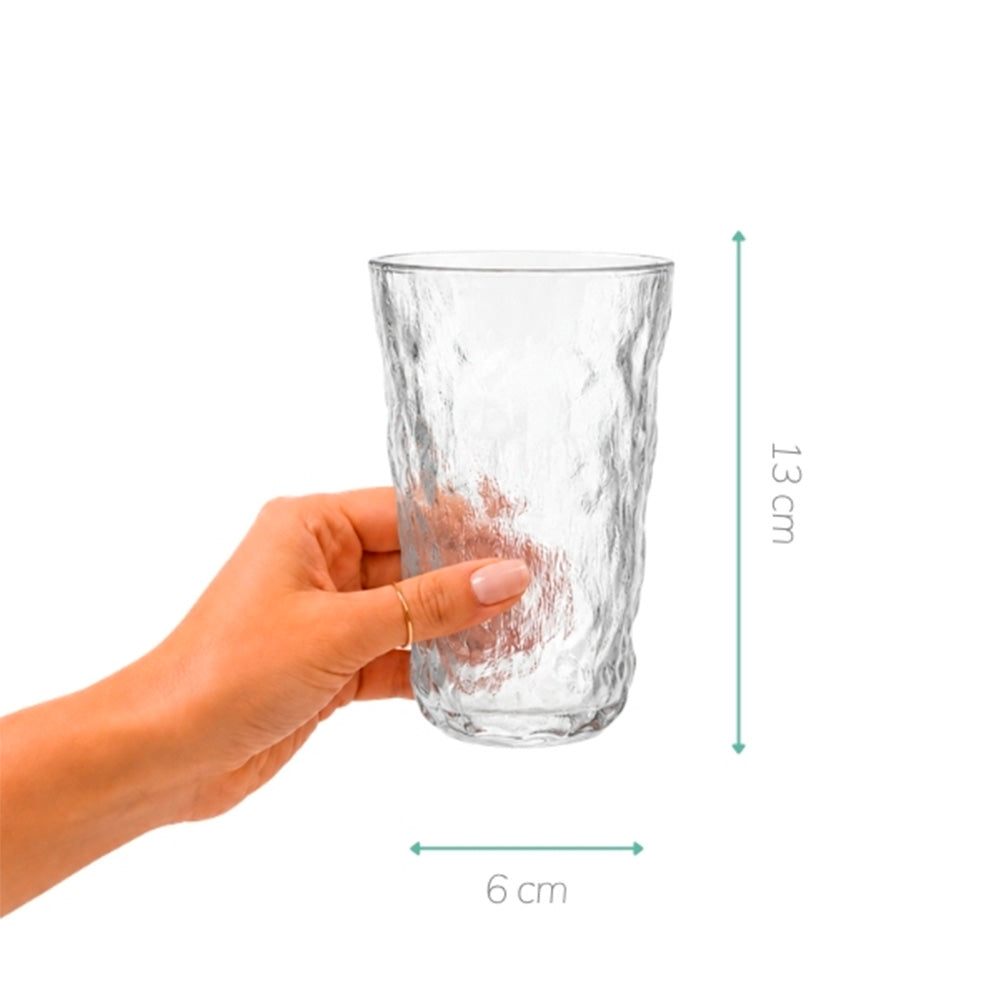COPO DE VIDRO OPAQUE TRANSPARENTE 300ML