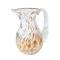 JARRA DE MURANO FLOW  BEGE 20X 23(H)CM