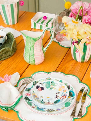 Jarra de cerâmica artesanal Flowerscape – foto ambiente decoração – Lolahome