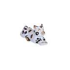 Descanso de talher cerâmica artesanal leopardo com ouro 10cm - Lolahome
