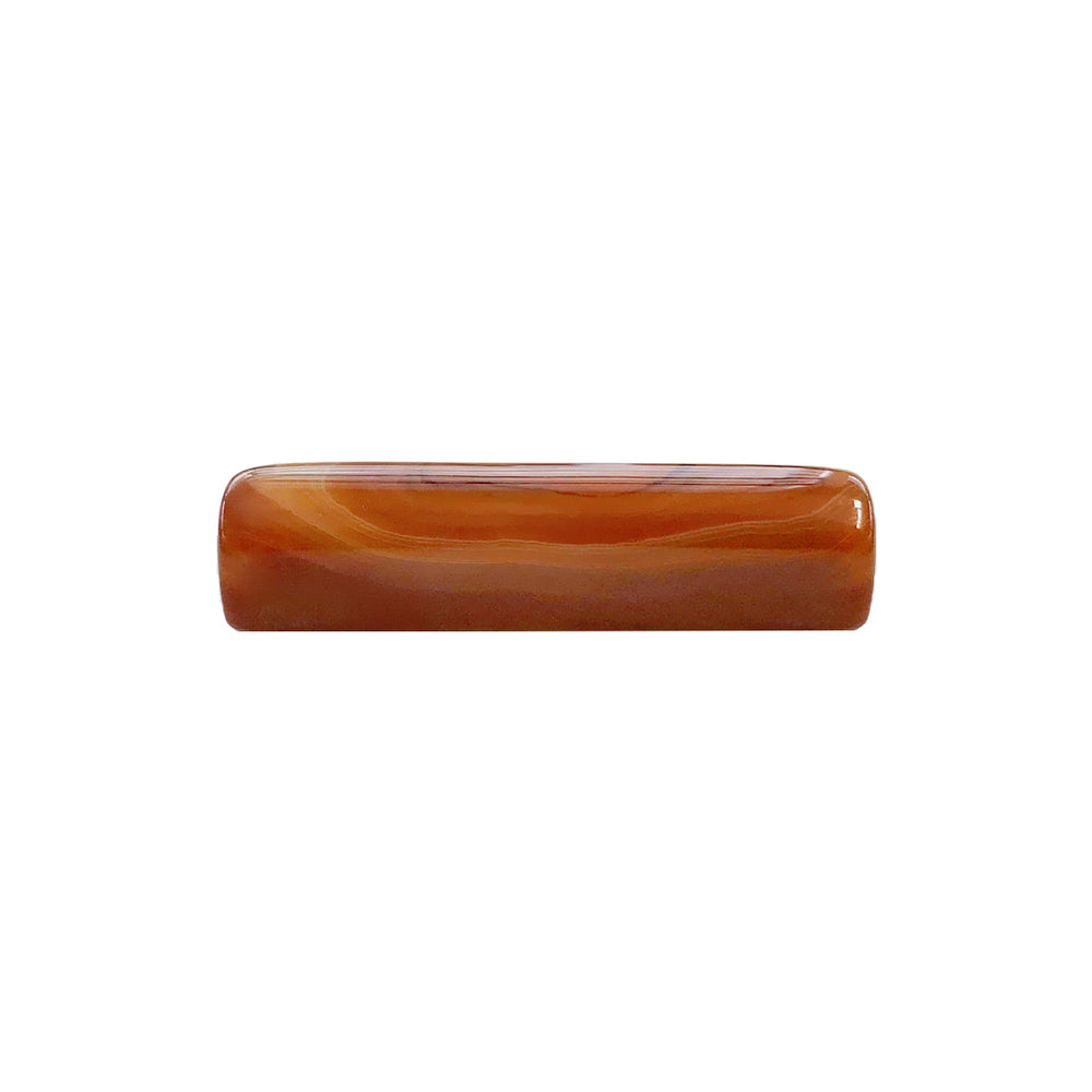 Descanso de talher em ágata natural caramelo 8cm - Lolahome