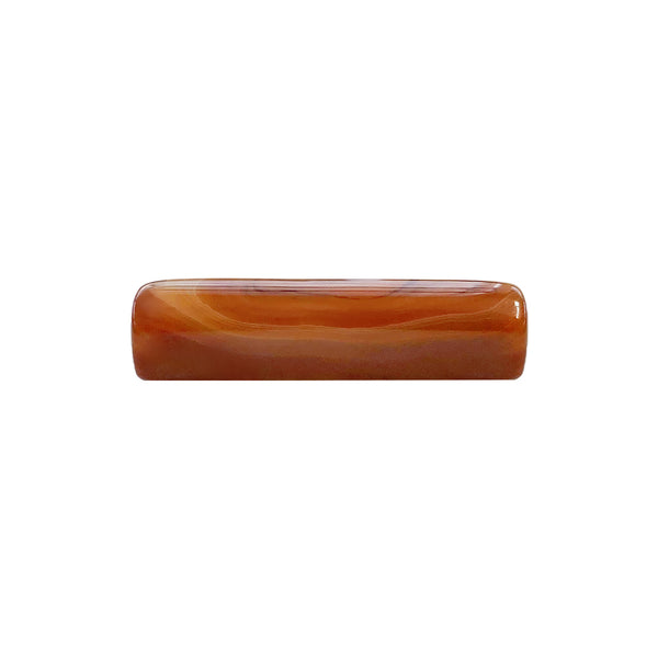 Descanso de talher em ágata natural caramelo 8cm - Lolahome