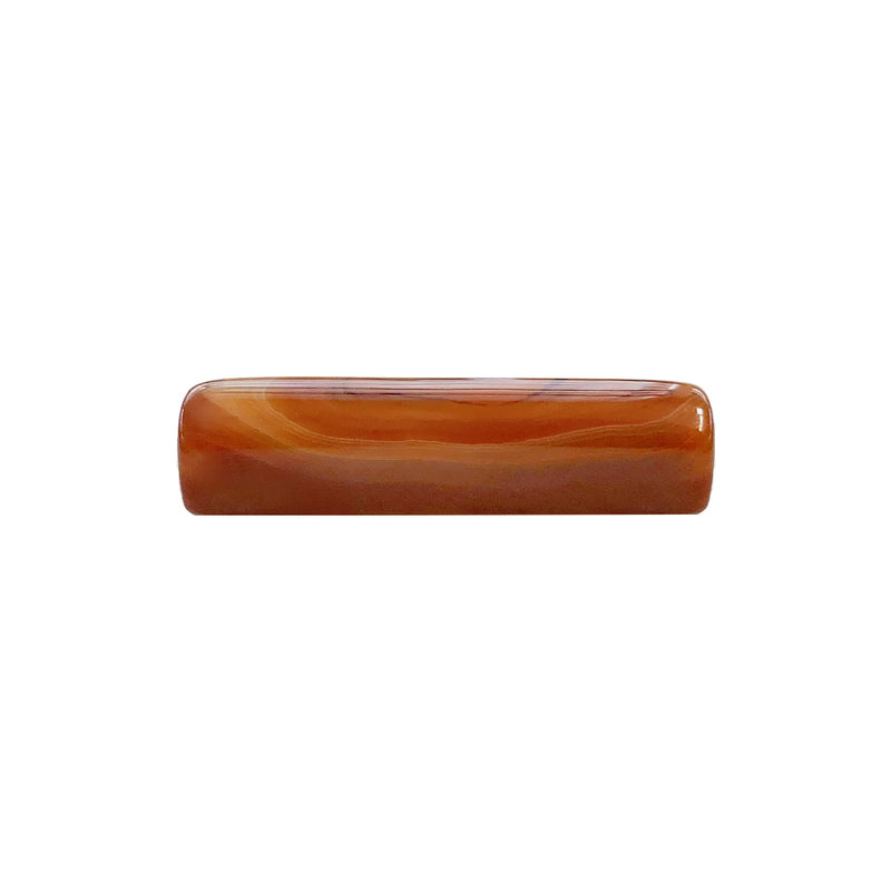 Descanso de talher em ágata natural caramelo 8cm - Lolahome