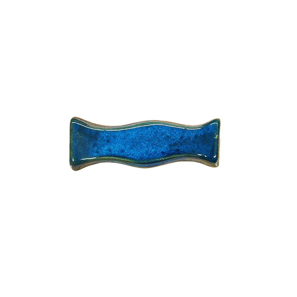 Descanso de talher cerâmica azul para mesa posta - Lolahome