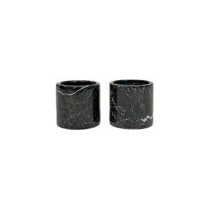 Set 2 Copos de Saquê Onix Preto 5cm – vista do conjunto | Lolahome