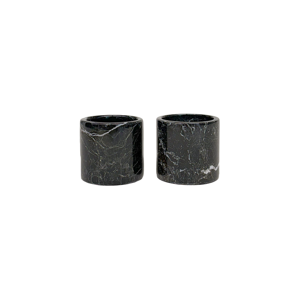 Set 2 Copos de Saquê Onix Preto 5cm – vista do conjunto | Lolahome