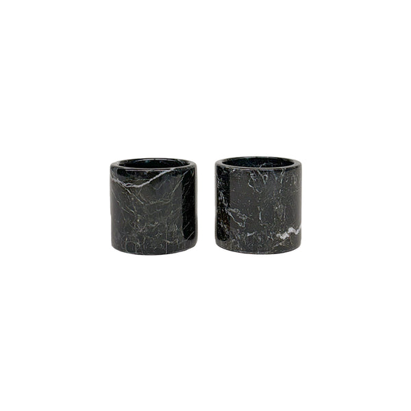 Set 2 Copos de Saquê Onix Preto 5cm – vista do conjunto | Lolahome