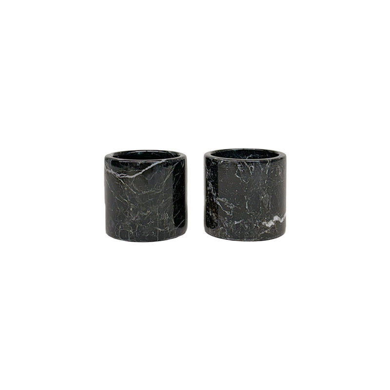 Set 2 Copos de Saquê Onix Preto 5cm – vista do conjunto | Lolahome
