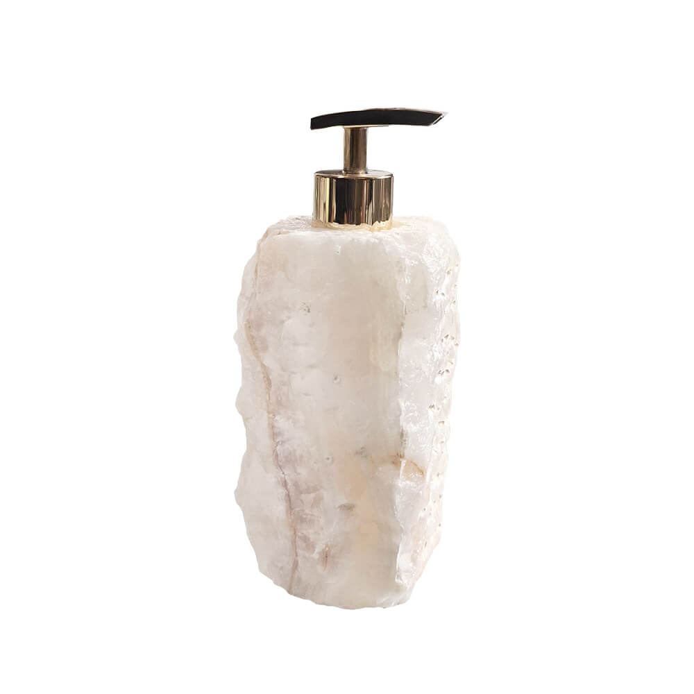 Porta Sabonete Onix Natural Bruto 8x15cm – vista frontal | Lolahome