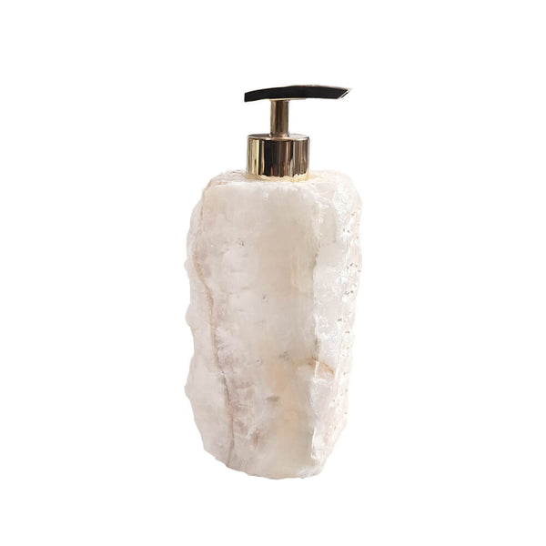 Porta Sabonete Onix Natural Bruto 8x15cm – vista frontal | Lolahome